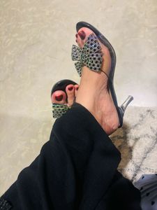 Sparkling Bow heels