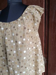 Retro Polka Dot Square Neck Top