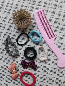 Hair Accessory Set with Comb
