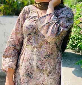Floral Print Kurta Set