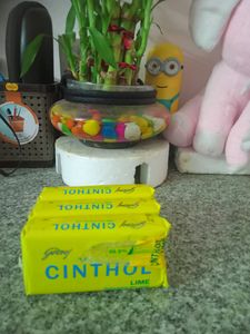 Cinthol Lime Soap - Pack Of 3 - 75 Grams Each
