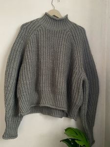 Chunky Knit Mock Neck Sweater
