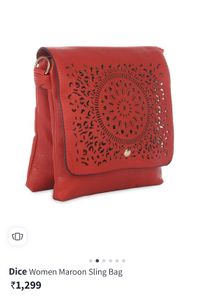 beautiful orange sling bag