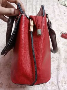 Mehroon Red Handbag