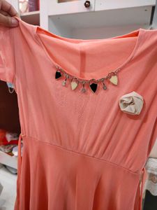 Peach Dress