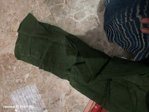 Men's Olive Green Casual Shirt
