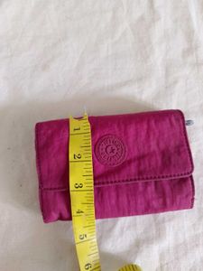 Vibrant Pink Kipling Wallet