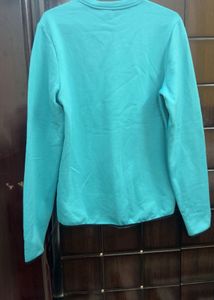 Turquoise Crew Neck Sweatshirt
