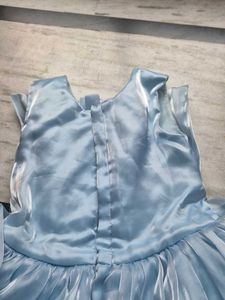 Beautiful Light Blue frock for 5 year girls