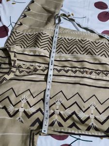 Stylish Beige Printed Kurta