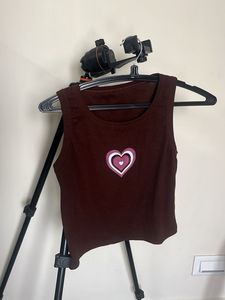 Cute Heart Tank Top- Size M