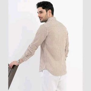 Men's Striped Casual Shirt