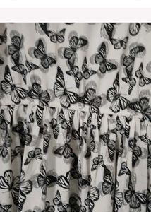 Chic Butterfly Print Dress