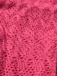Hot Pink Crochet Tassel Bikini Bottom