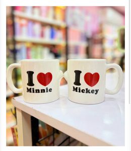 Mickey &amp; Minnie Couple Mug - Set of 2