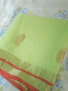 a cottan saree