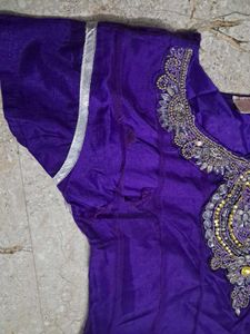 Beautiful Purple Kurta Set with Embellishments