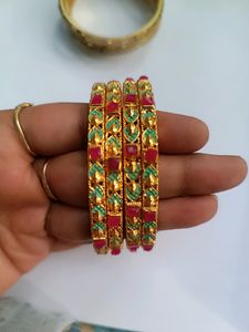 Micro Gold Bangles 4 Set