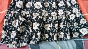 Floral Print Tiered Midi Dress