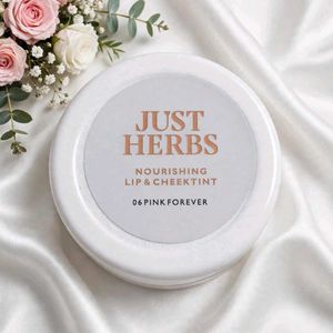 Just Herbs Nourishing Lip &amp; Cheek Tint pink foreve