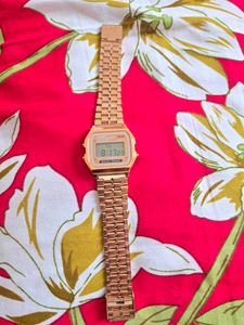 Retro Digital Watch - Rose Gold