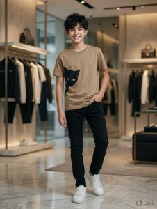 🇳🇿💫🎀Boys Cat Graphic T-Shirt
