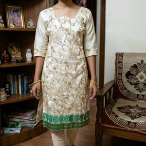 Elegant Embroidered Kurta