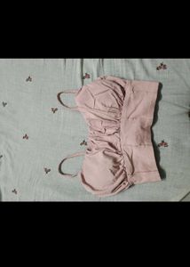 Chic Ruffle Trim padded Top