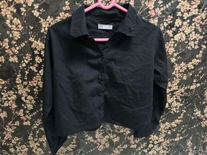 Elegant Black Button-Down Shirt