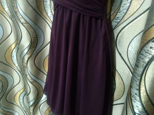 Taurus Purple Satin Dress