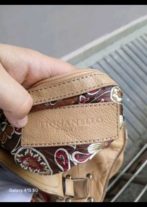 Tan Leather Hobo Bag