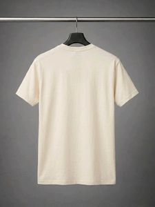 Men’s Oversized Off White Printed T-Shirt