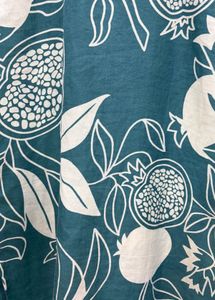 Stylish Teal Kurta with Pomegranate Print