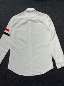 THOM BROWNE White Button Down Shirt