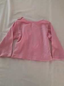 Pink Embroidered Dungaree Set (Girl's)