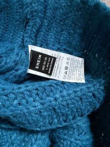 Shein Cable Knit Crop Cardigan