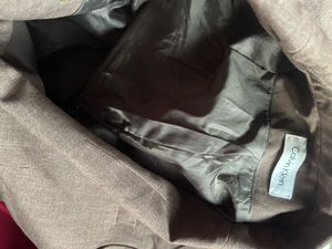 Classic Brown Two-Button Blazer