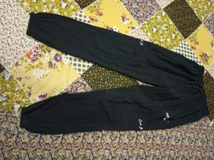 Black Cargo Jogger Pants