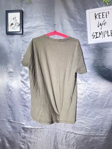 Olive Green Graphic T-Shirt