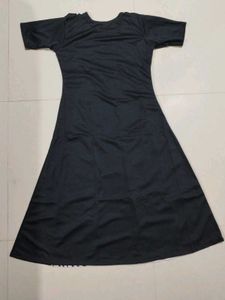 Monochrome Zebra Print Midi Dress