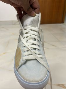 Nike White Canvas Shoes