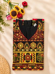 Vibrant Embroidered Kurta