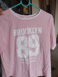 coquette Pink Brooklyn Graphic Tee