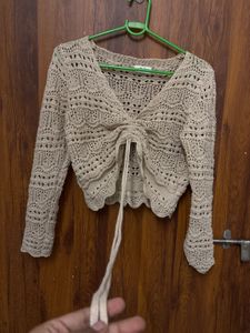 Crochet Knit Cardigan