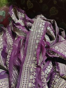 Embroidered Purple lace