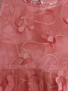Cute Pink Butterfly Dress
