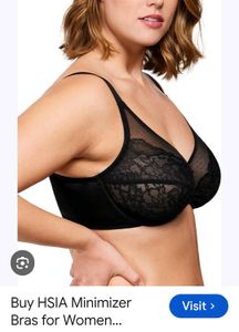 HSIA Elegant Black Lace Bra