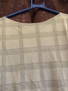 Midi Checkered Dress