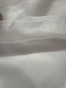 Pure White Organza Fabric