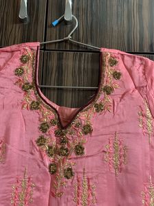Offer Price Straight Cut Kurti With Flora